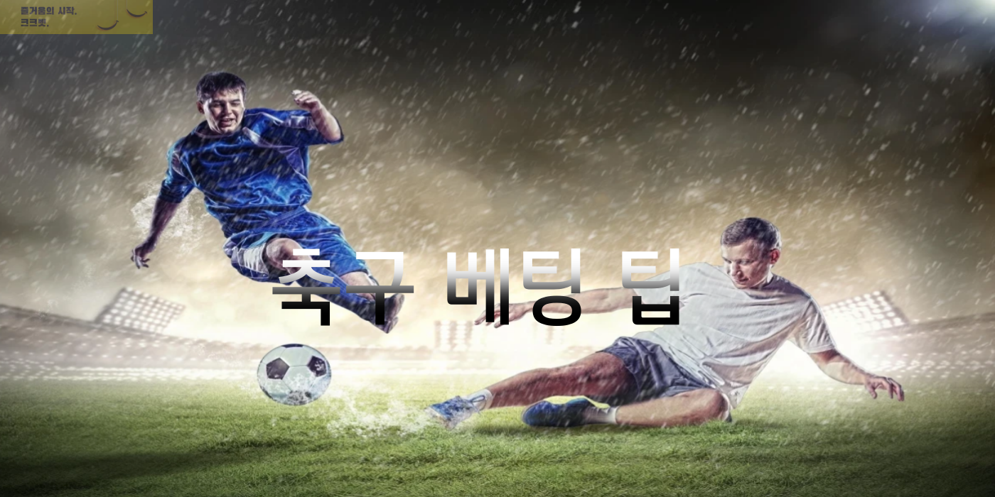 크크벳 축구 베팅 팁